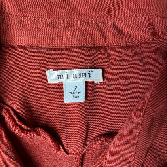 Miami Women’s Orange Long Sleeve Midi Dress Size S - Picture 5 of 7